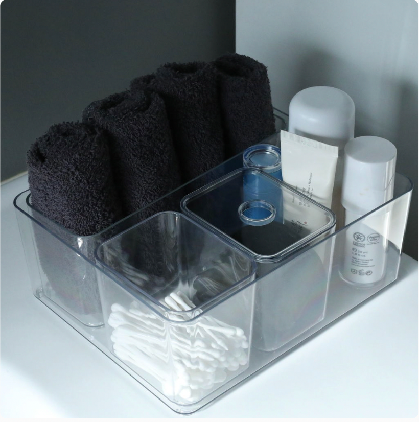 Förvaringslådor med lock