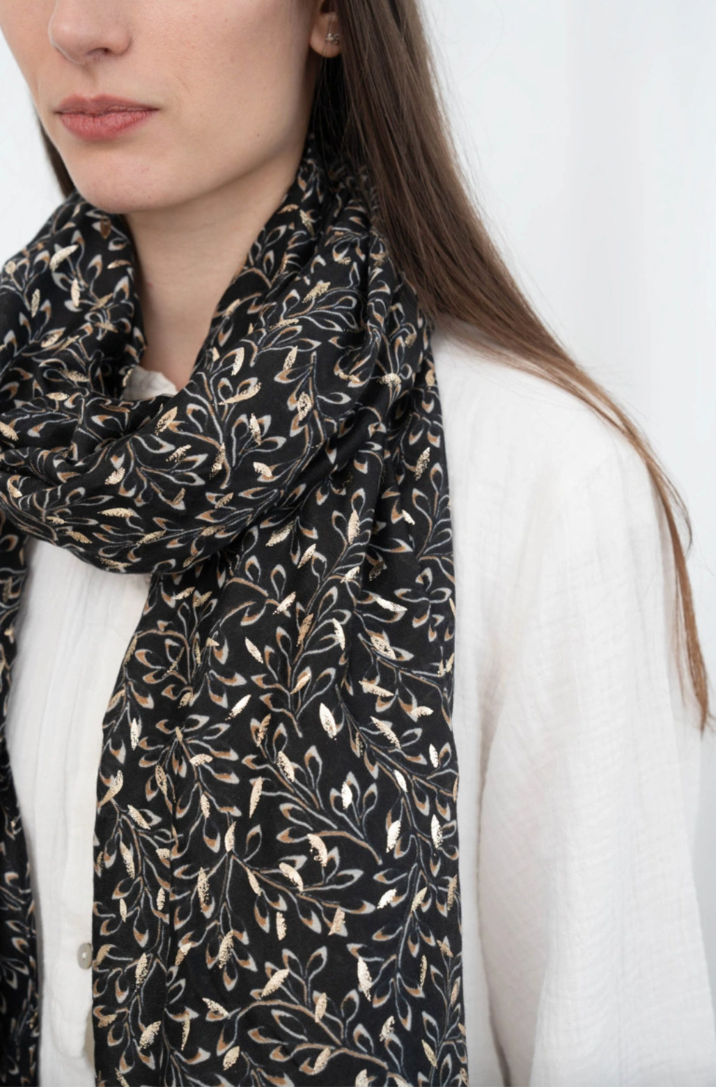 Halsduk Black / gold