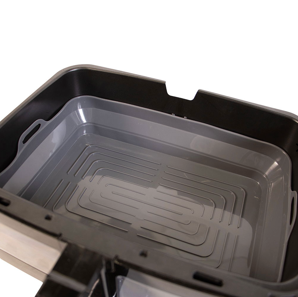 Airfryer silikonform för dubbel låda