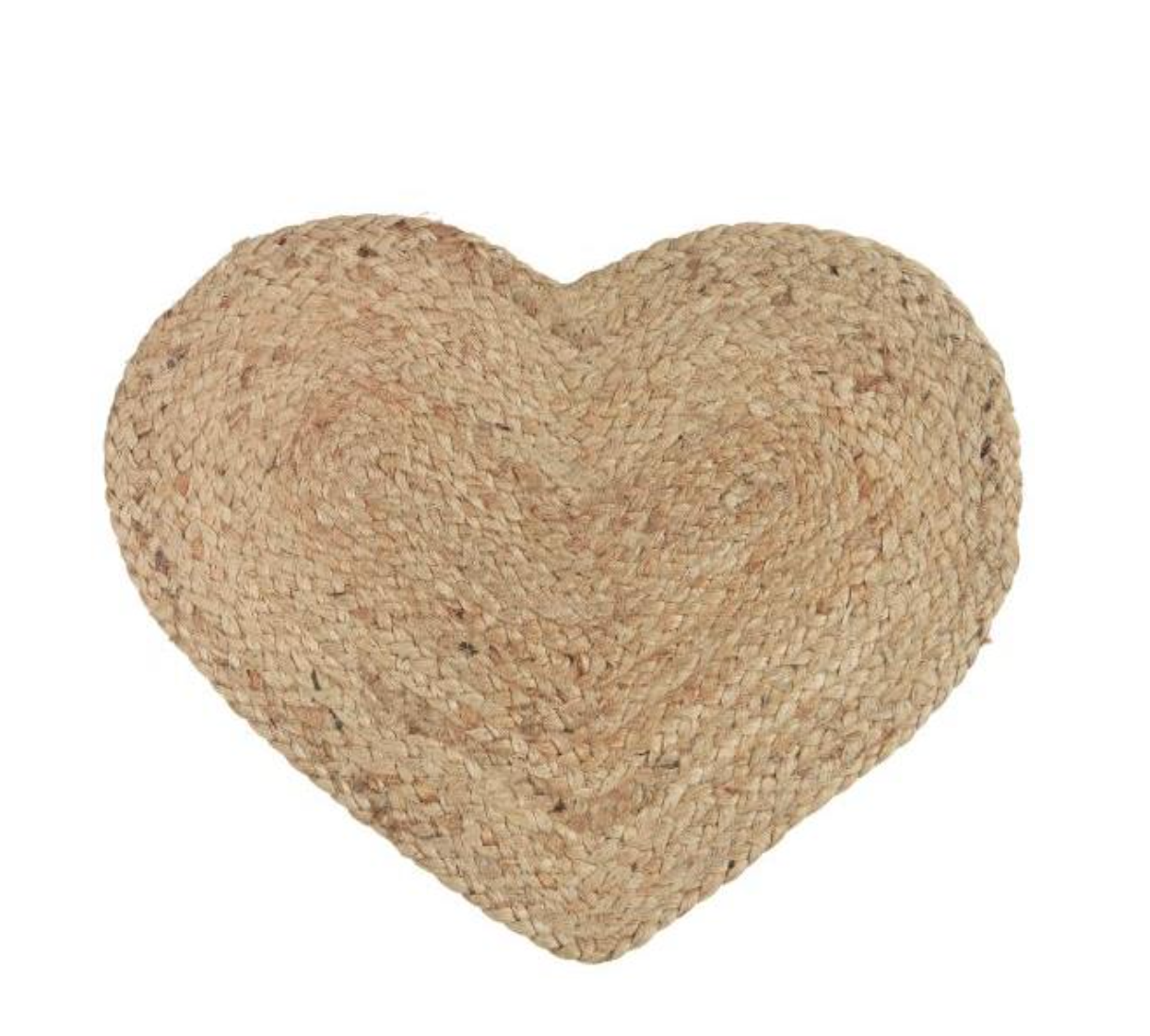 Jute bordstablett - Hjärta