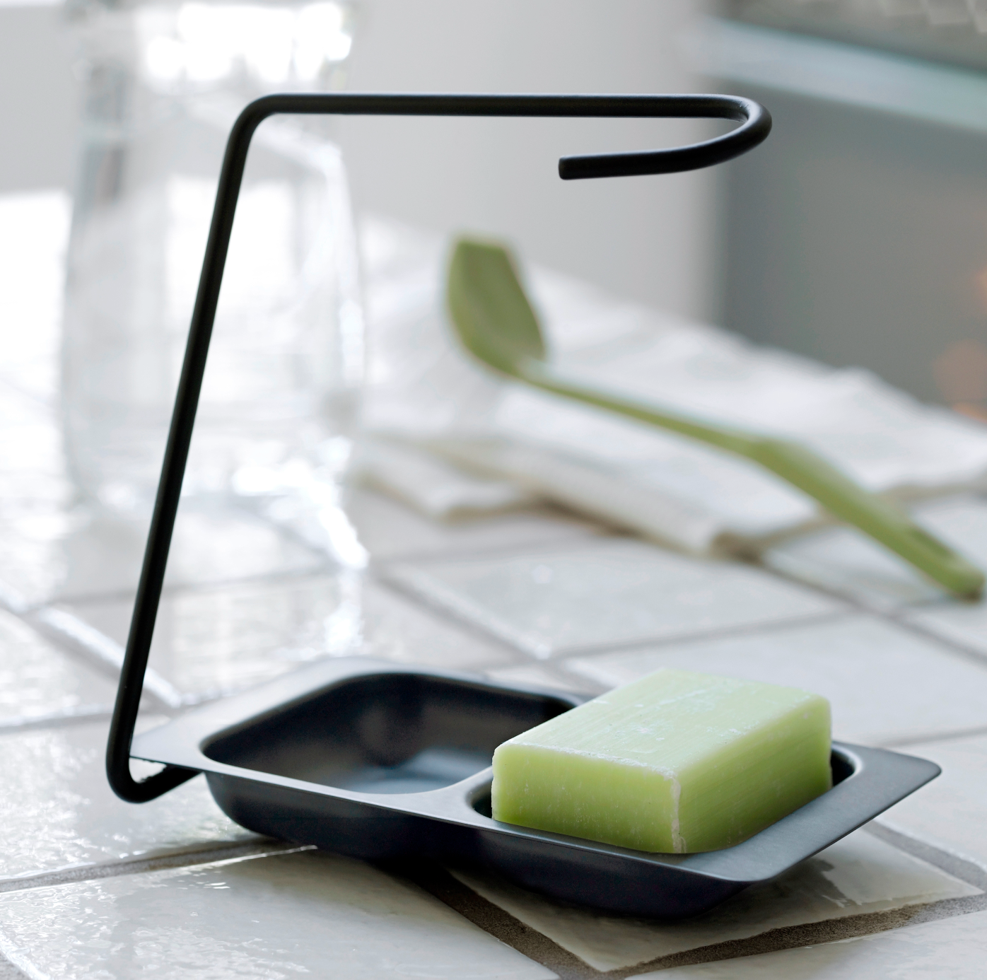 Diskställ - Svart stål