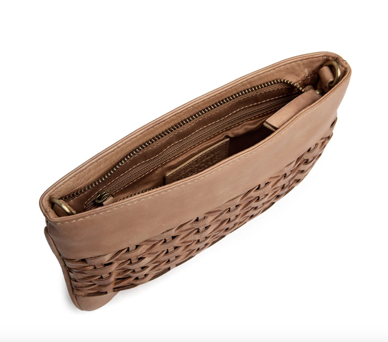 Lyxig Handgjord Aftonväska - Kamel