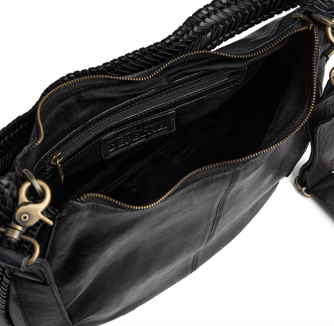 Exklusiv axelväska - Flätad axelrem