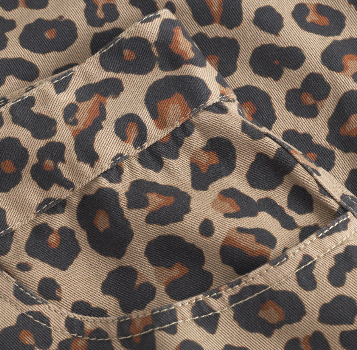 Kjol leopard
