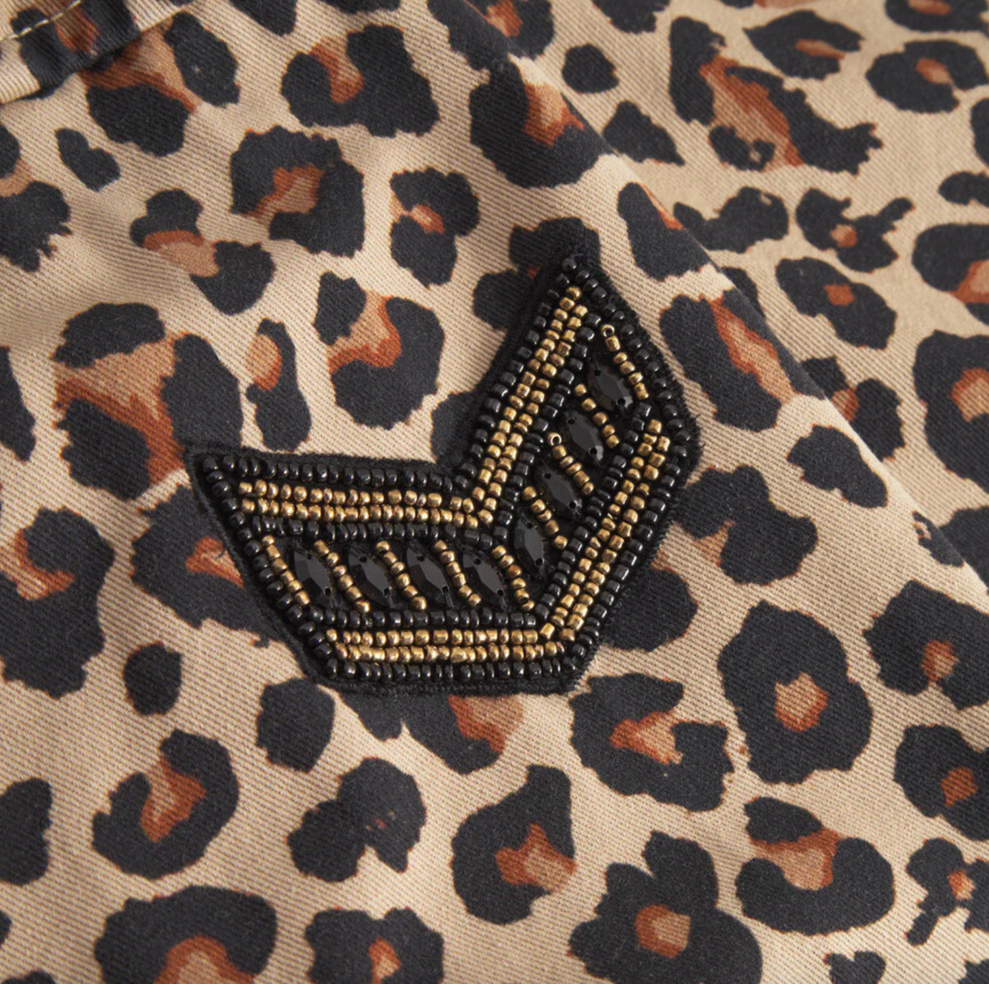 Trendig skjorta - Brun leopard