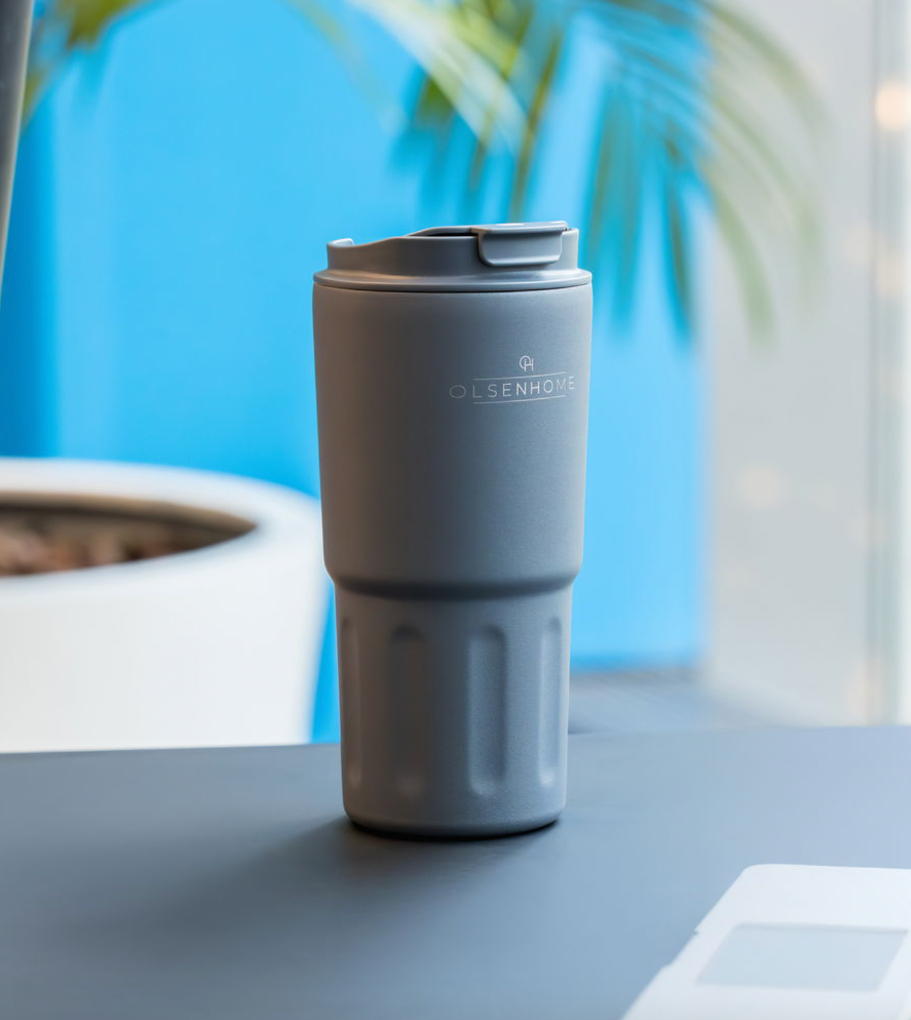 Termosmugg Grå - 600 ml.