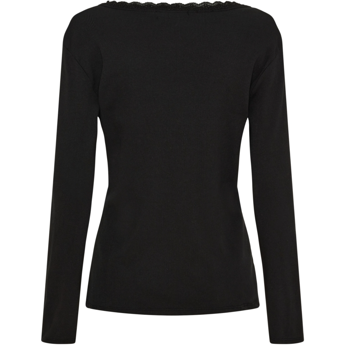 Blus Masha med Knappar - Svart