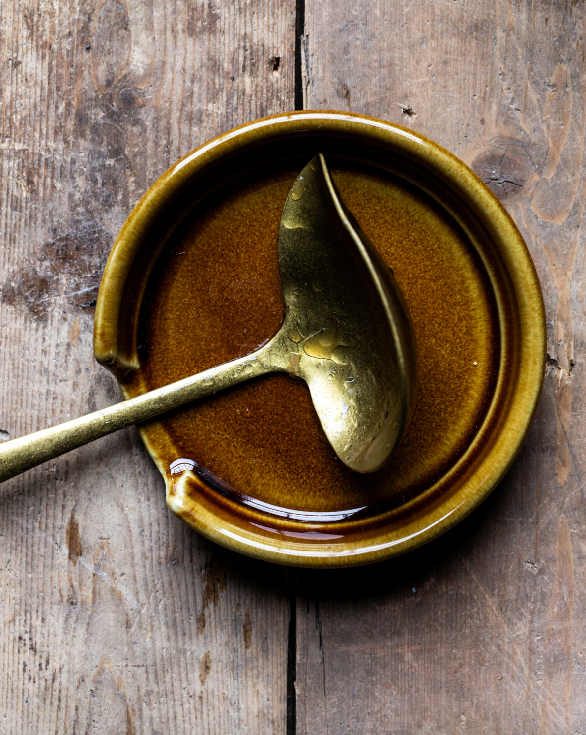 Såssked - Antik guldfinish