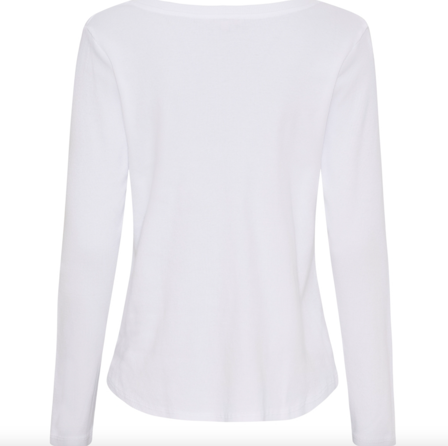Blus med knappar - Vit
