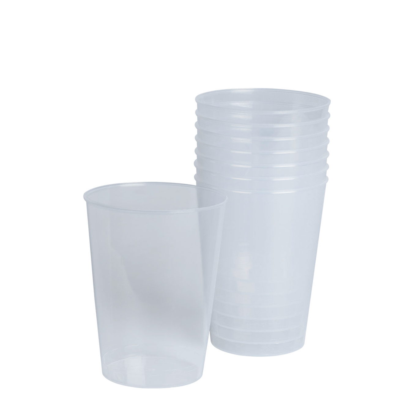 Återanvändbara ölglas 25 cl - 6 st.
