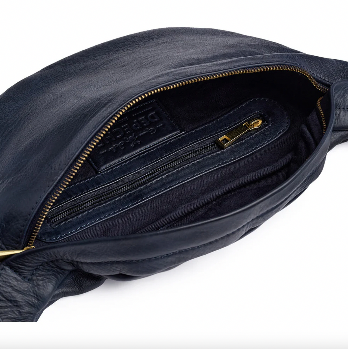 Cool Buffy Bumbag i smörmjukt läder - Midnattblå