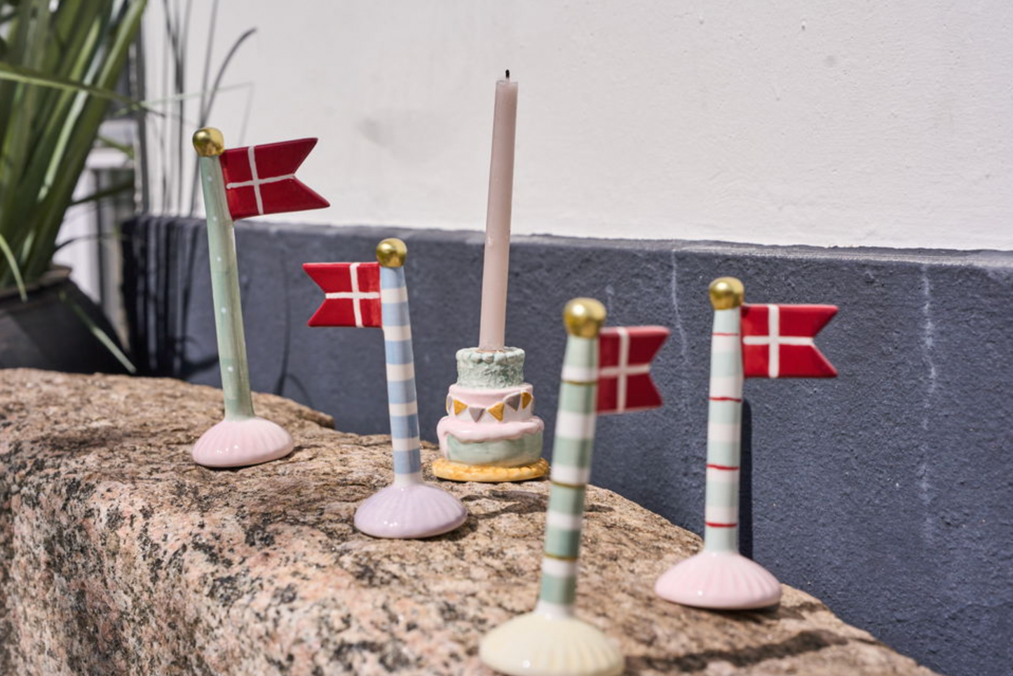 Flagg keramik - Mix H 14cm (Kopia)