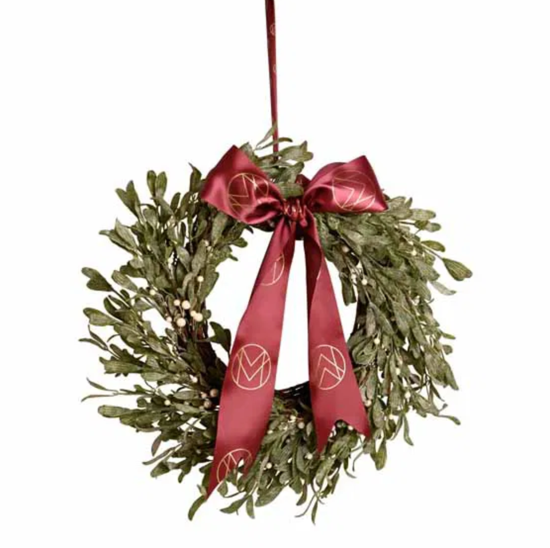 Krans med rosettupphängning