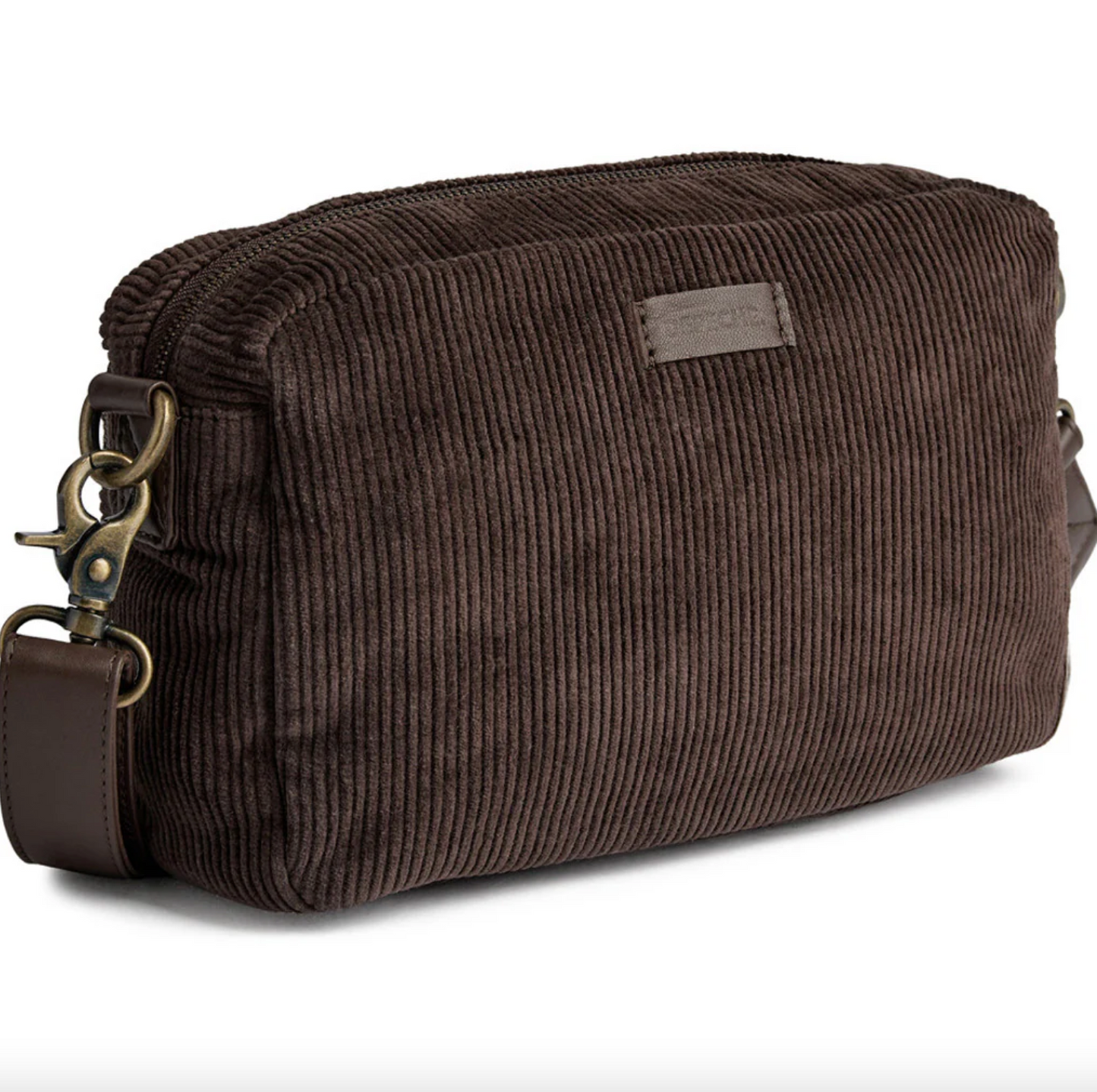 Crossbody Brun Manchestertyg