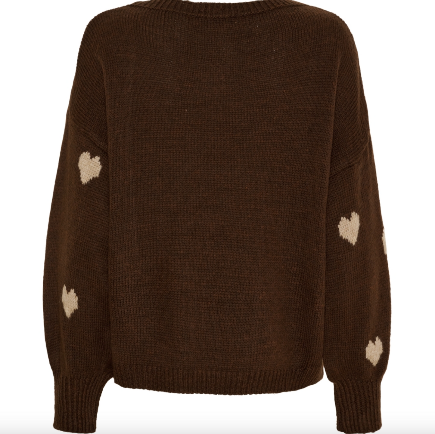 Stickad Clover Knit - Moro brown