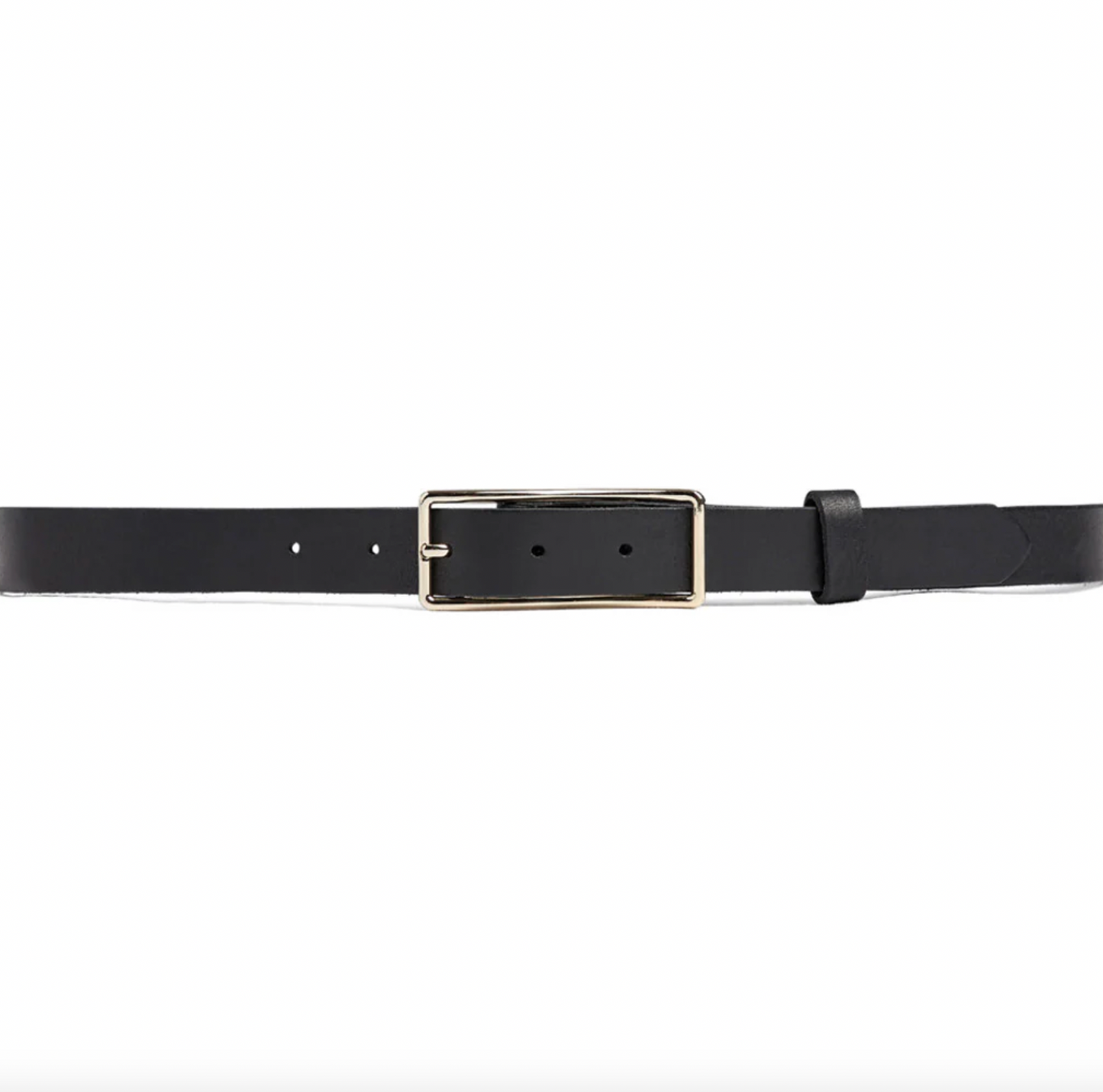 Jeansbälte - Black / gold