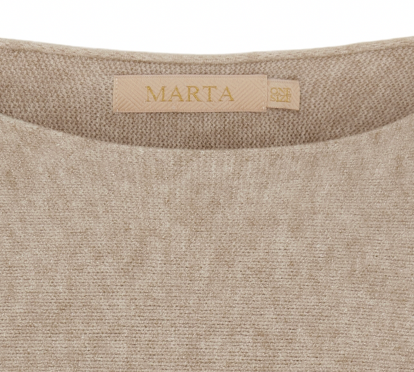 Blus Sia medium beige – Oversize