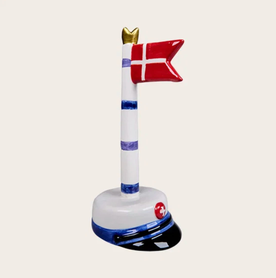 Studentflaggor med ränder 18 cm - Flera färger