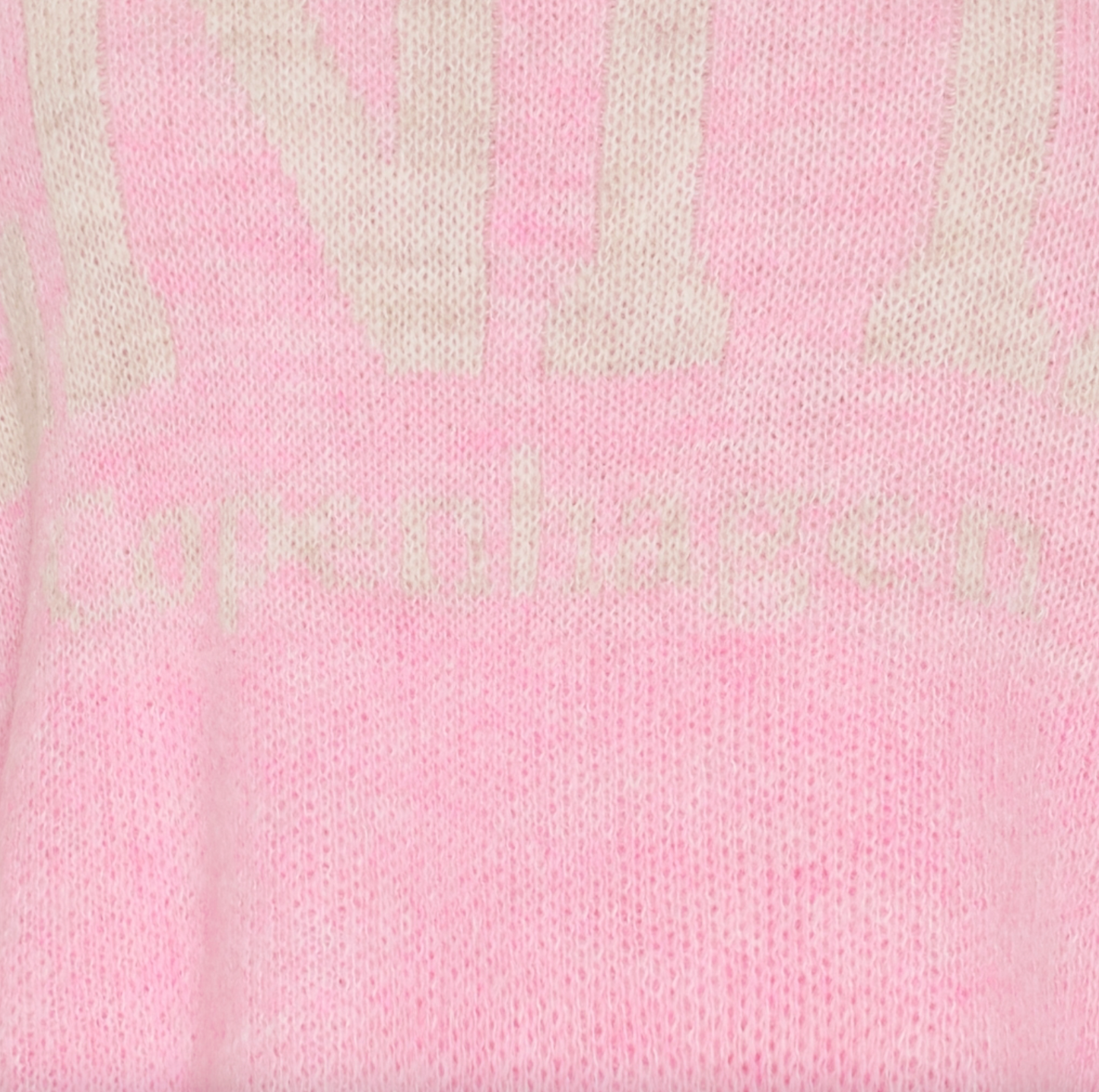 Stickad Aria Copenhagen - Rosa / Beige