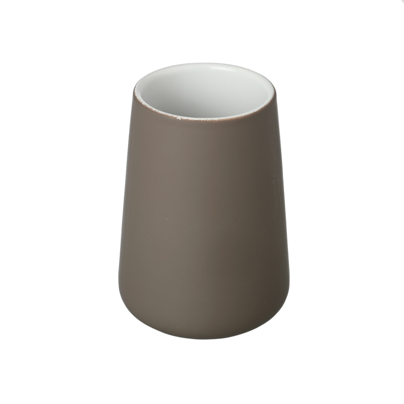 Tandborstmugg keramik - Brun