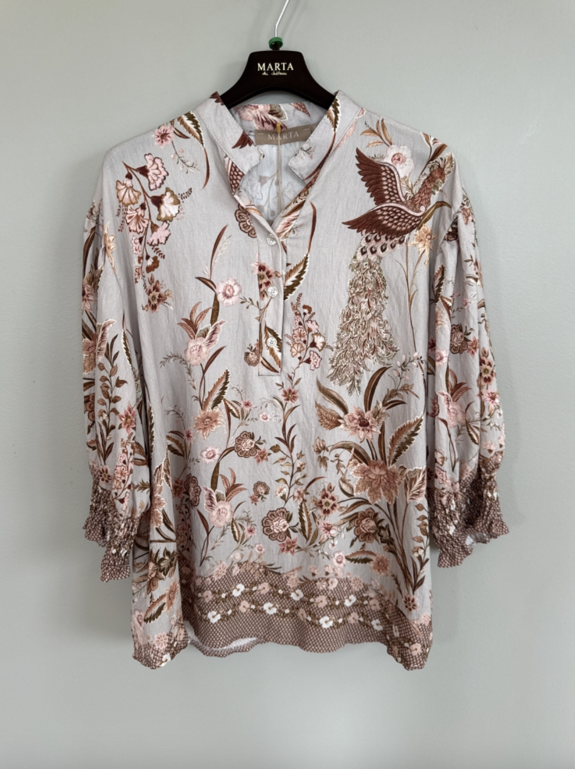 Skjortblus Melisande - grey