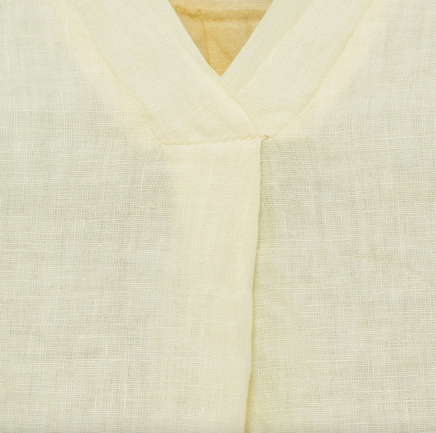 T-shirt - Flea yellow linen