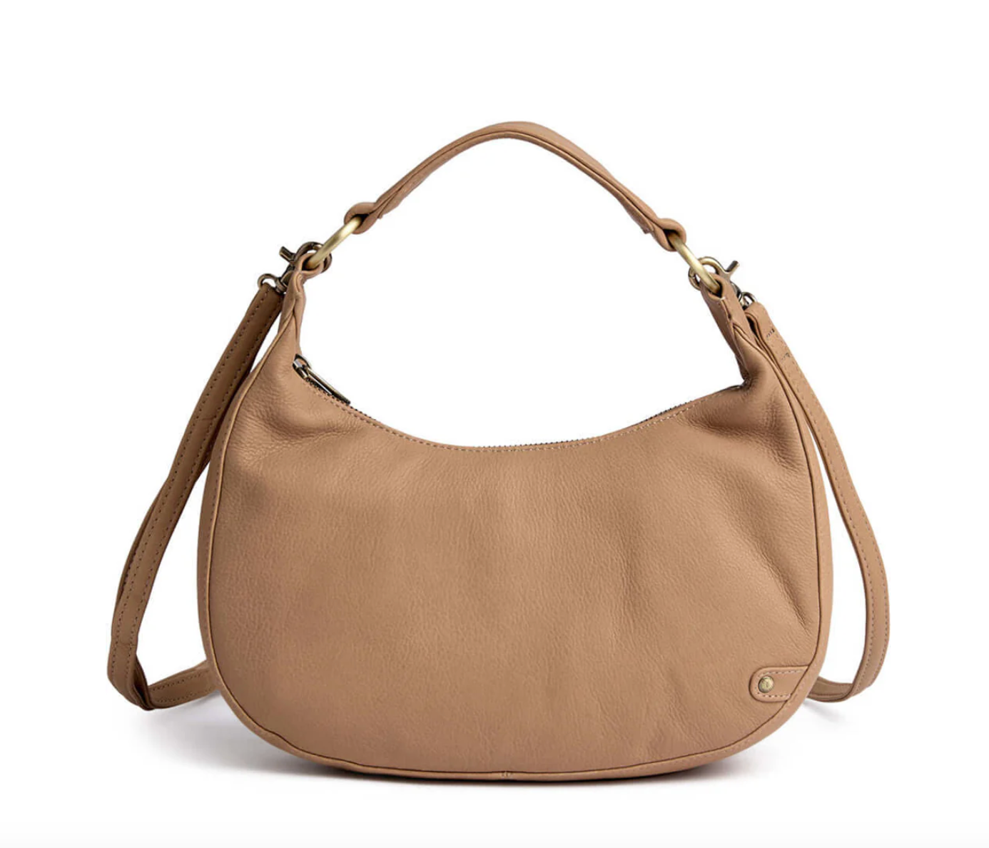 Elegant crossover / handväska - Camel