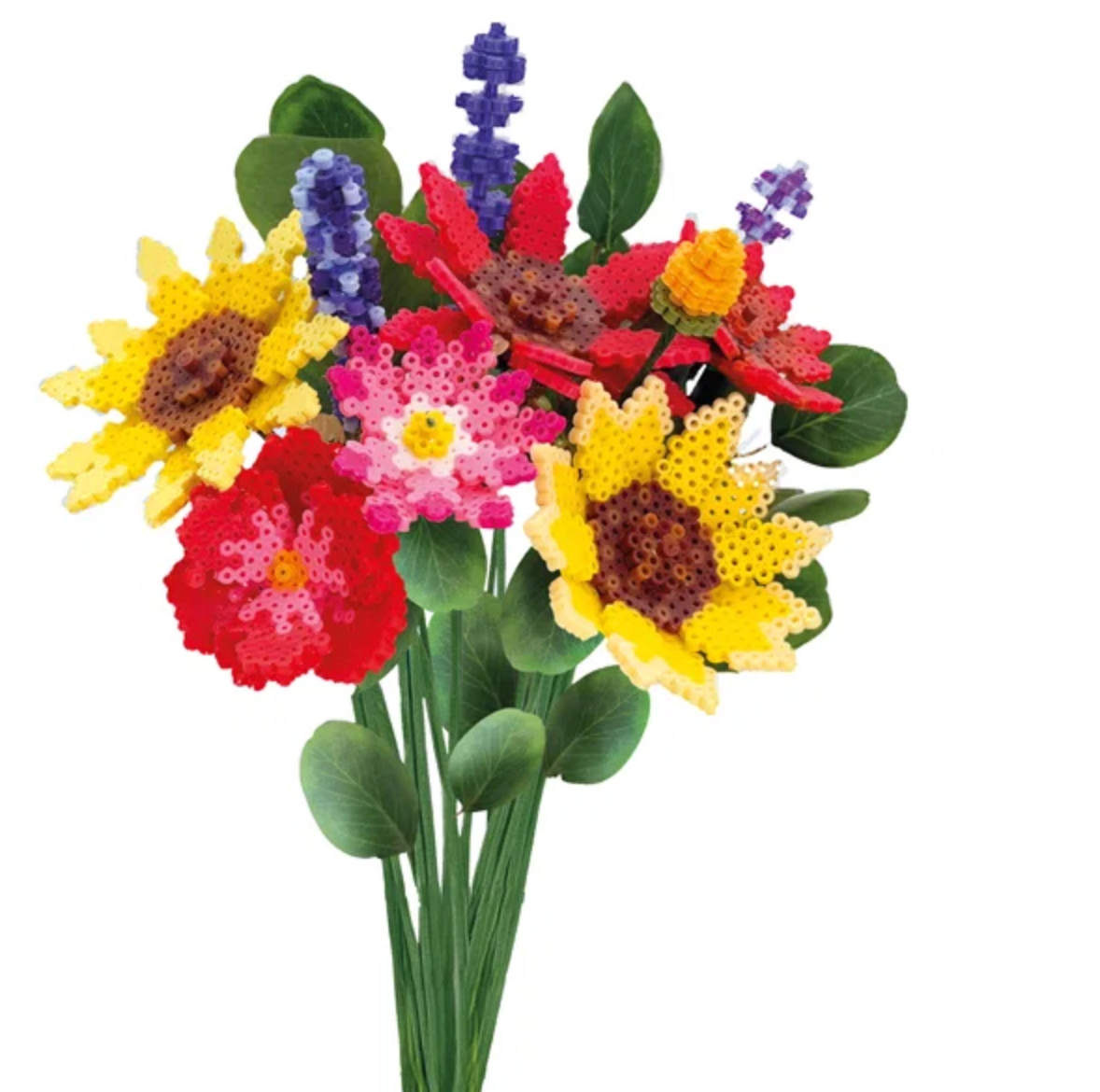 Pärlbukett solros - 10 blommor