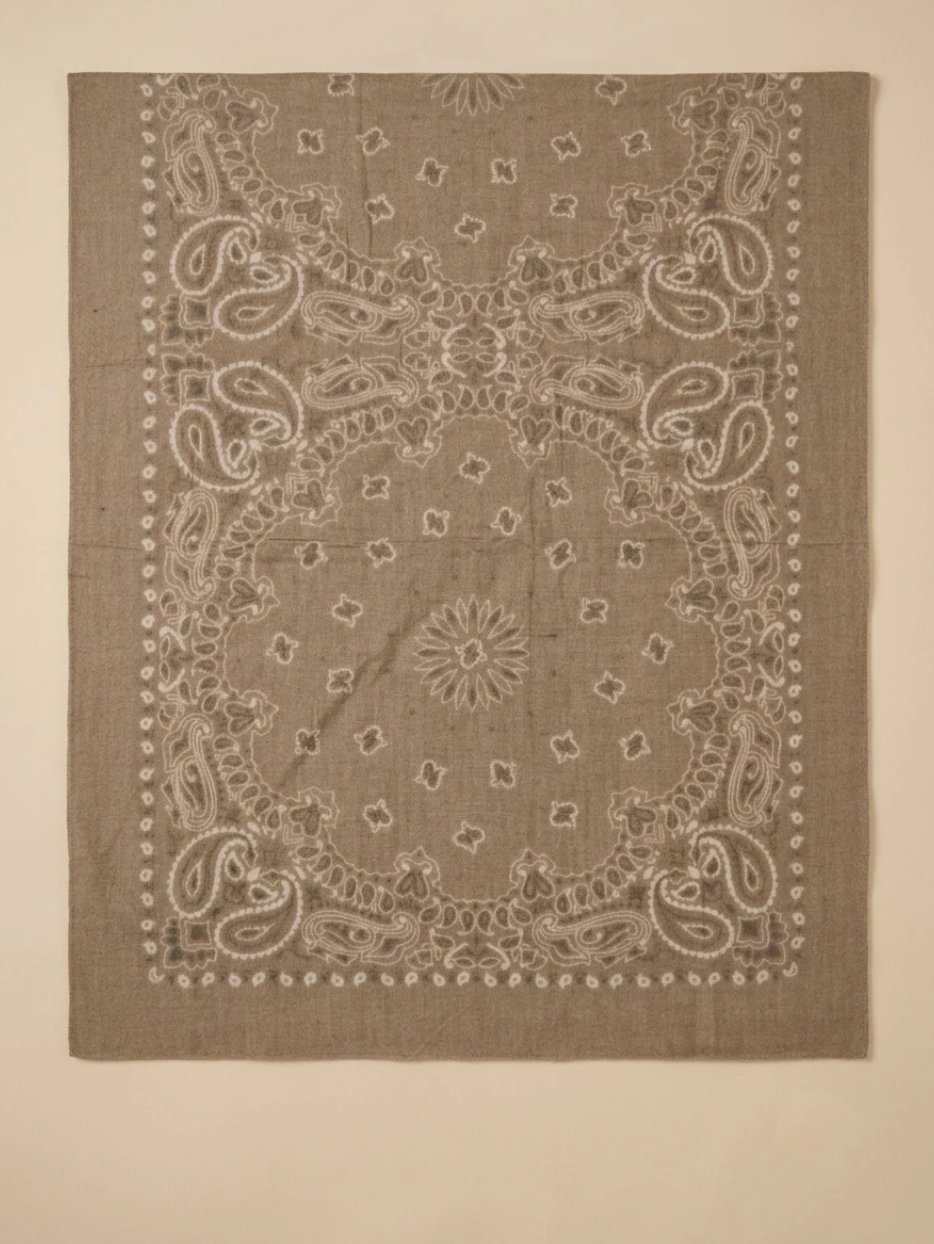 Tørklæde Cashmere mix - taupe