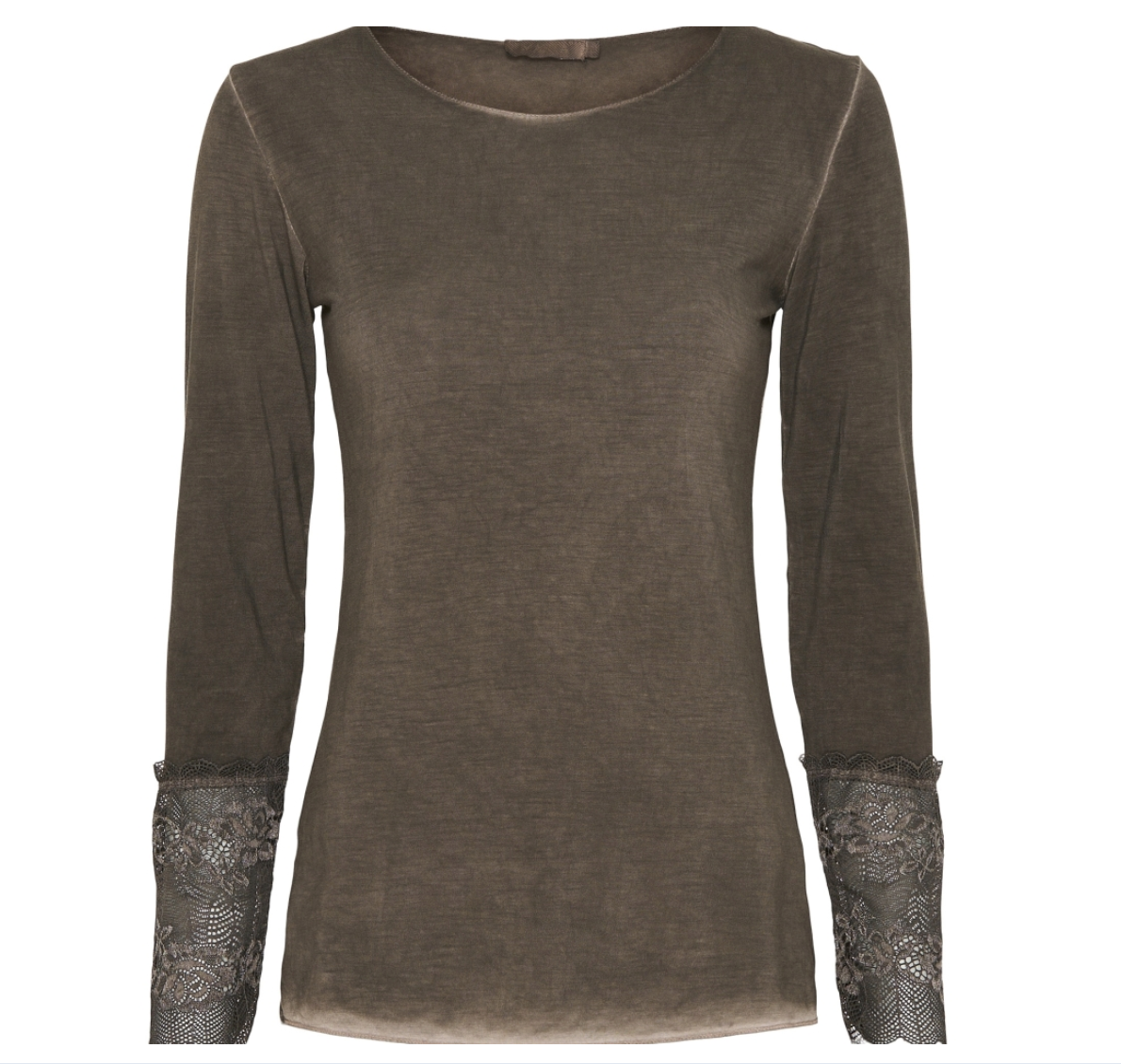 Blus BASIS med spetsdetaljer – Moro
