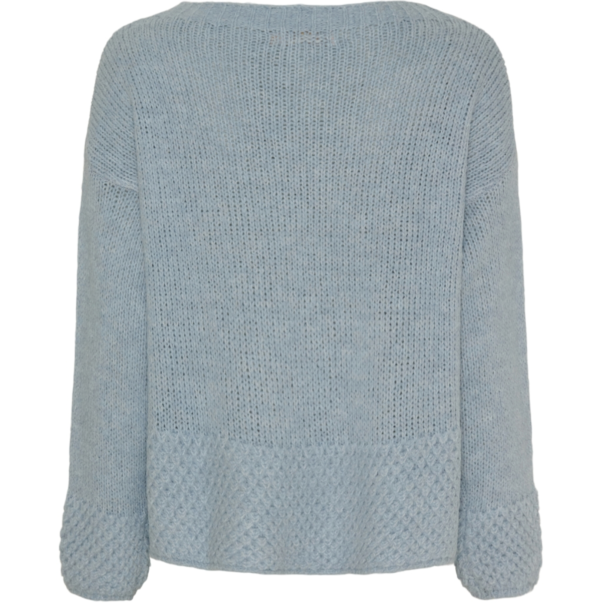 Stickad Celeste blue