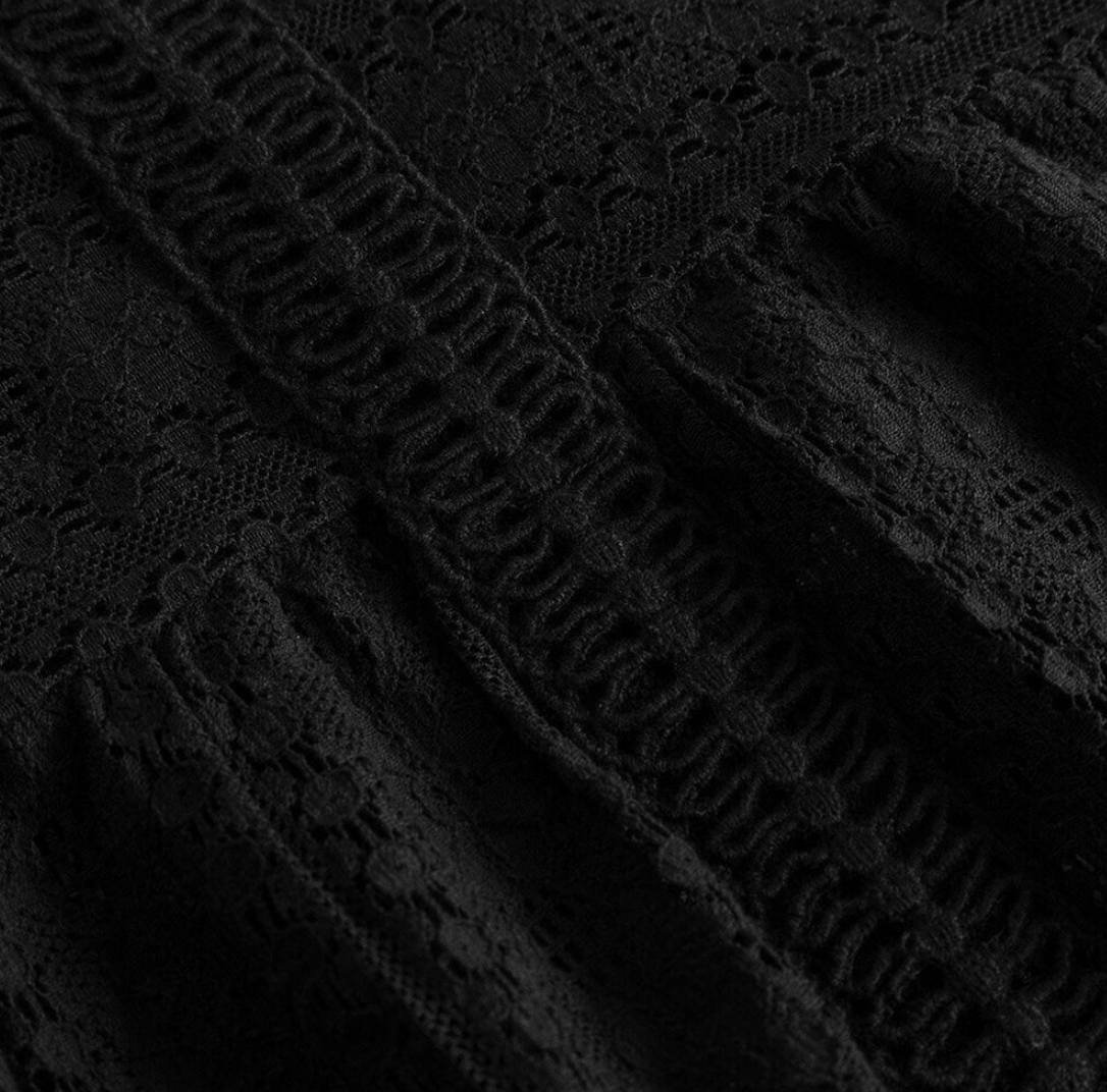 Blus spets Nelly - Black