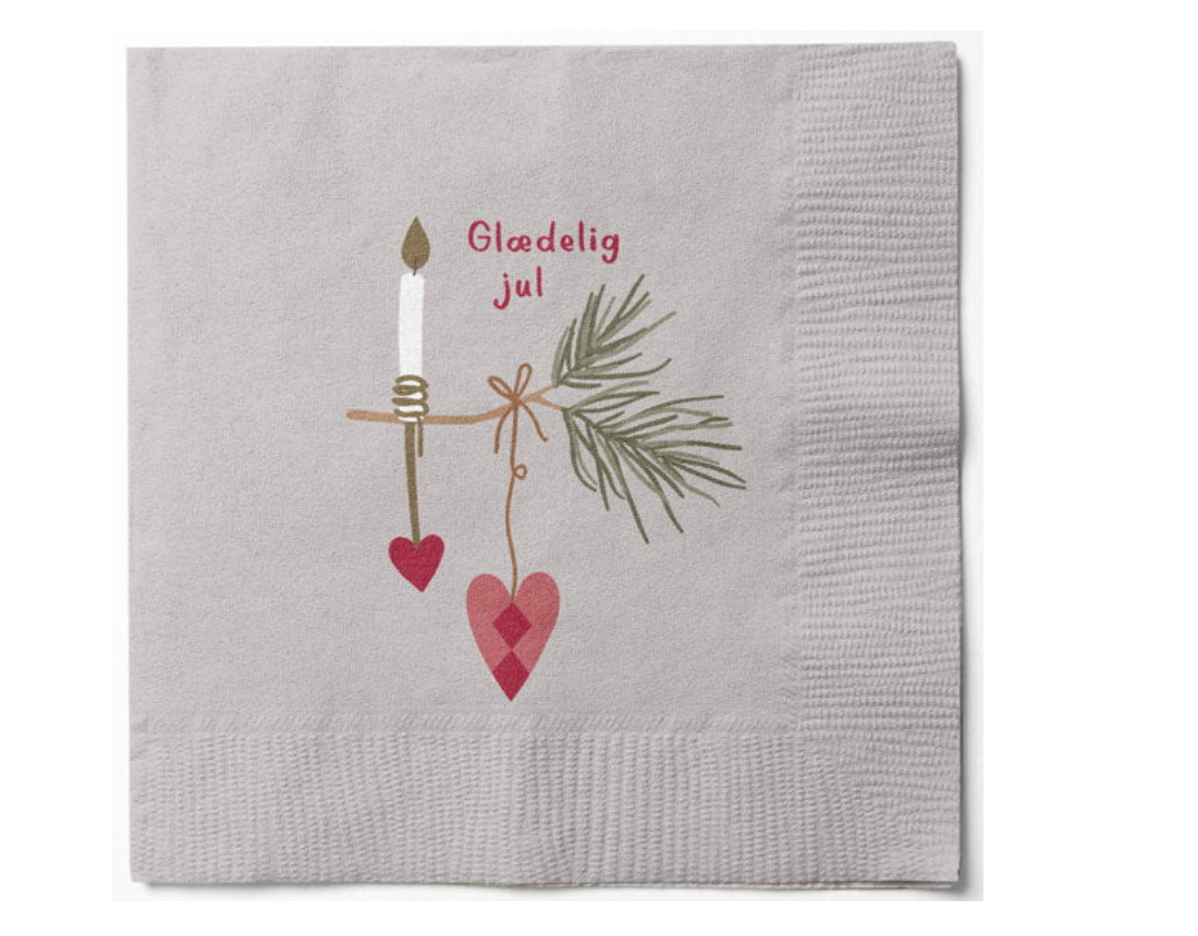 Servetter Jul - 20 st.