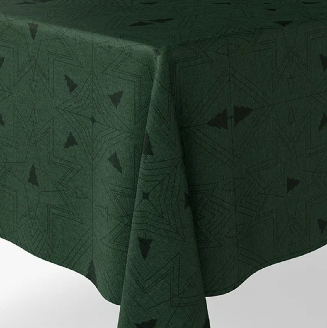 Julduk Jacquard - Grön 240cm