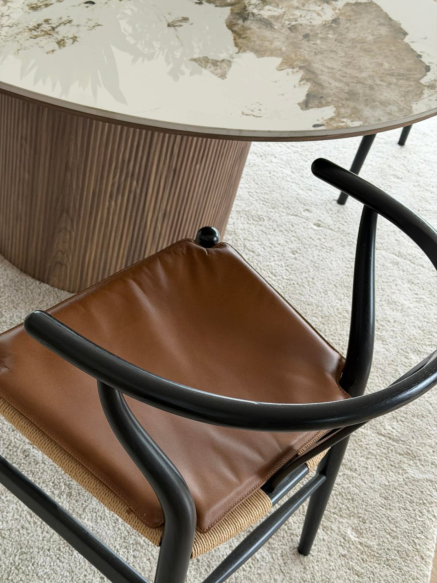 Sittdyna Cognac - Passar Y-stolen