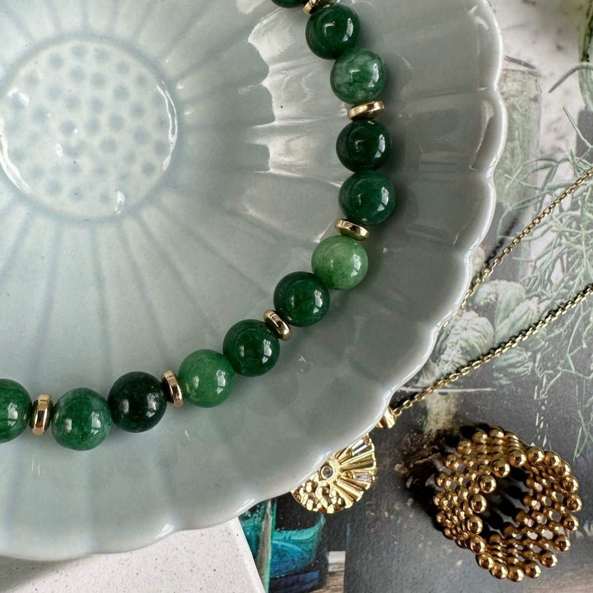 Armbånd Mollie Emerald - VIAMAJA.DK