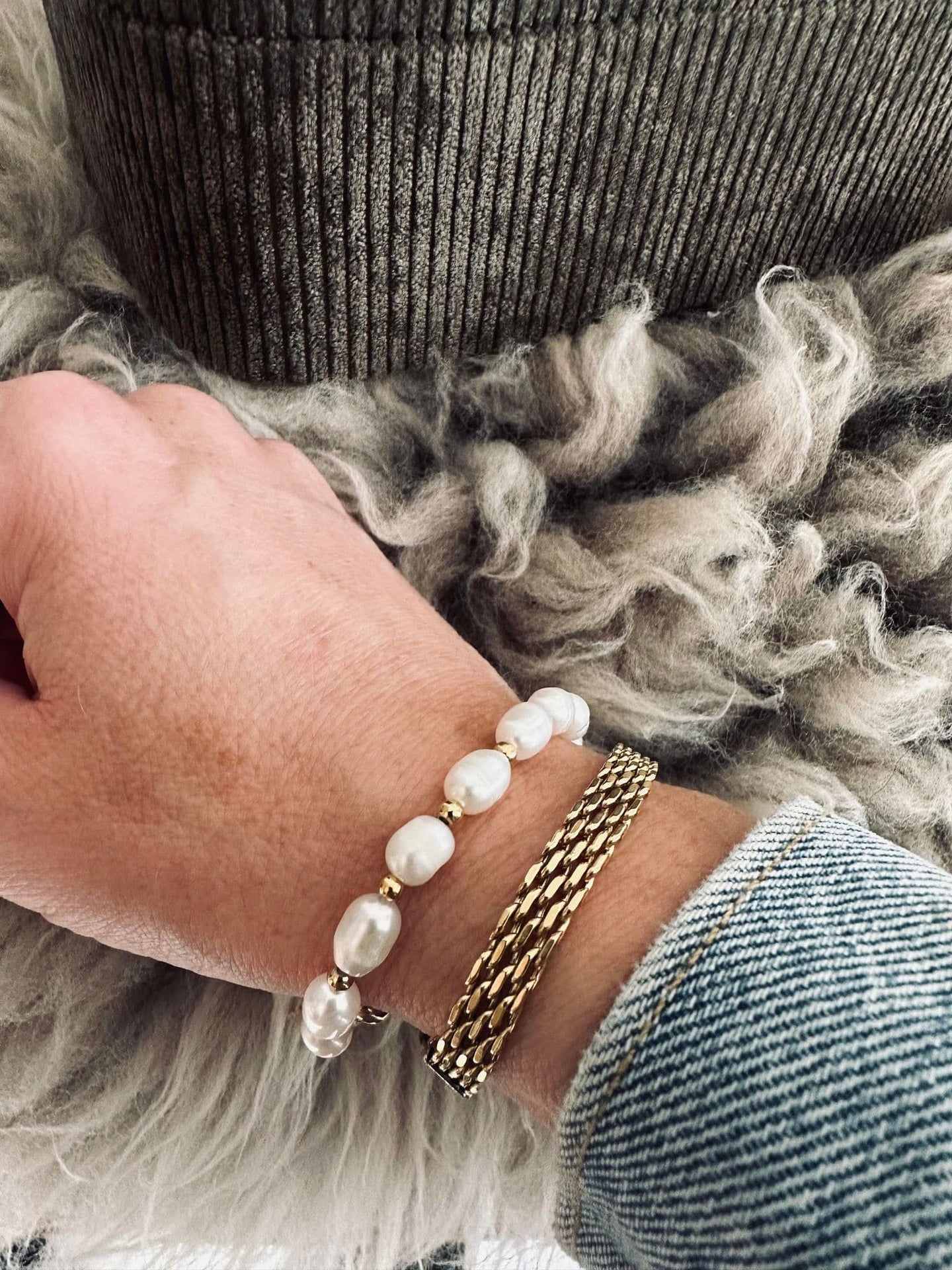 Armbånd Nelly 19cm - Vandfast - VIAMAJA.DK