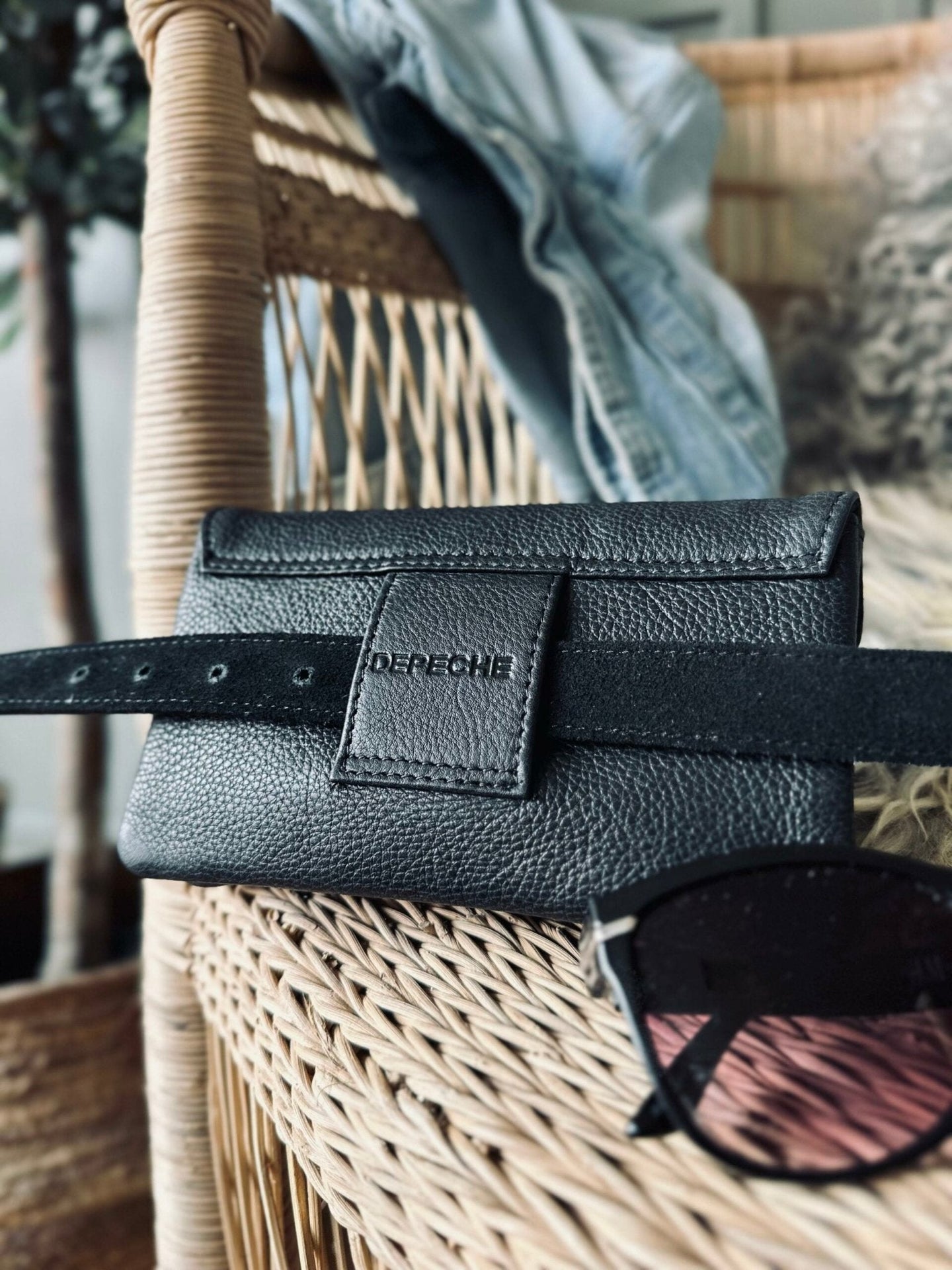 Bælte Aura black – 95 cm - VIAMAJA.DK