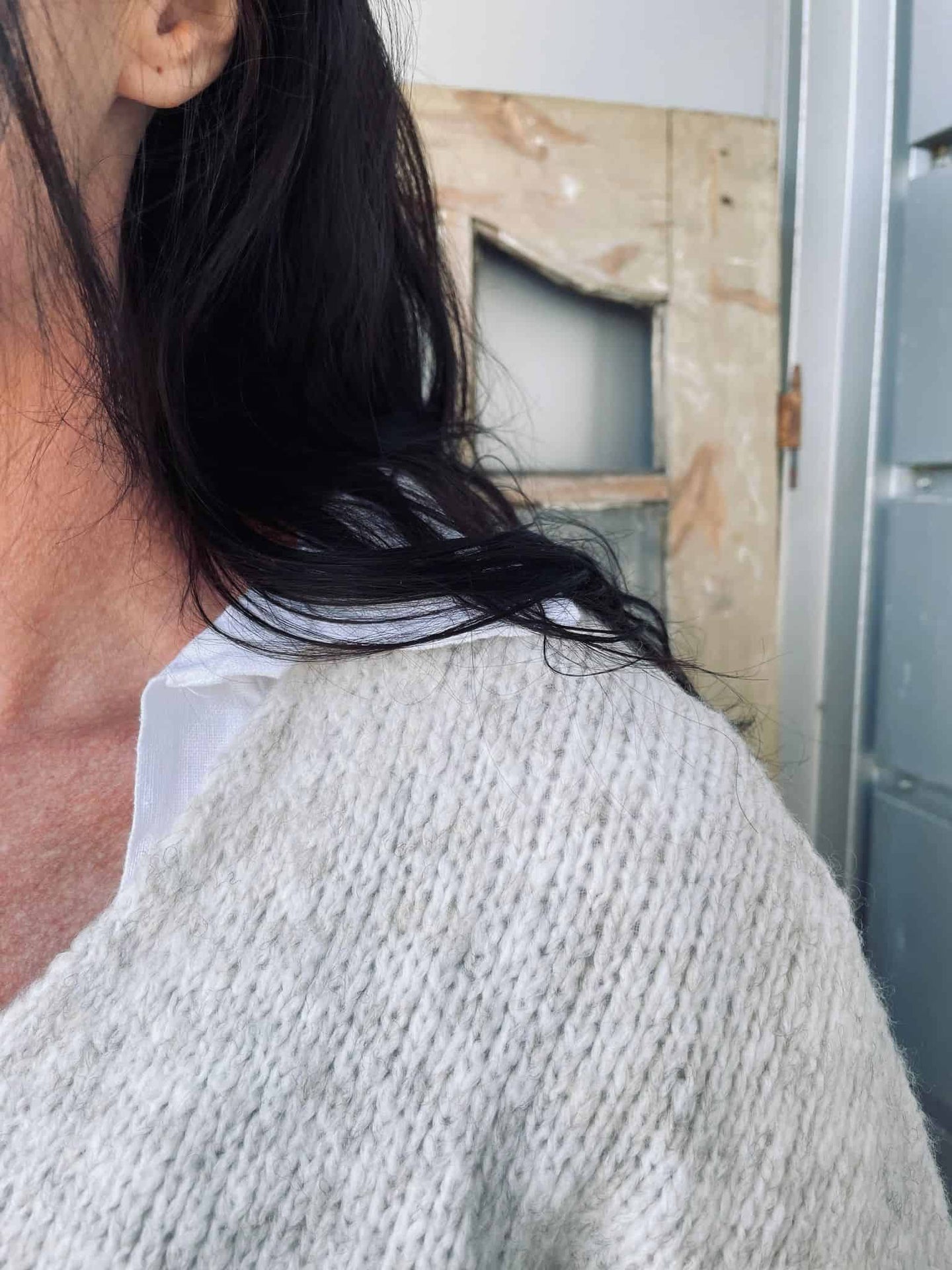 Bluse VIGGA 100% hør - Hvid - VIAMAJA.DK