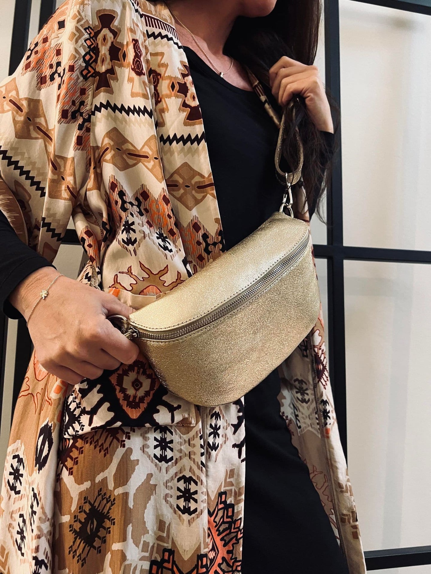 Bumbag Golden leather - VIAMAJA