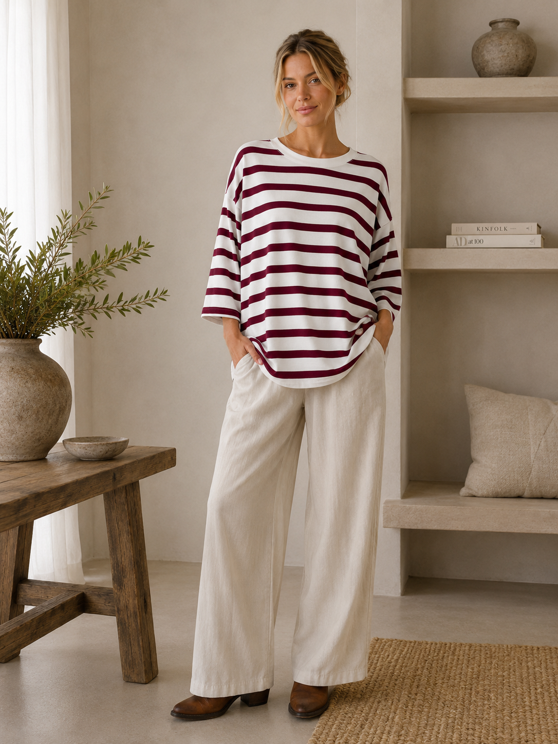 Blus Sage vino