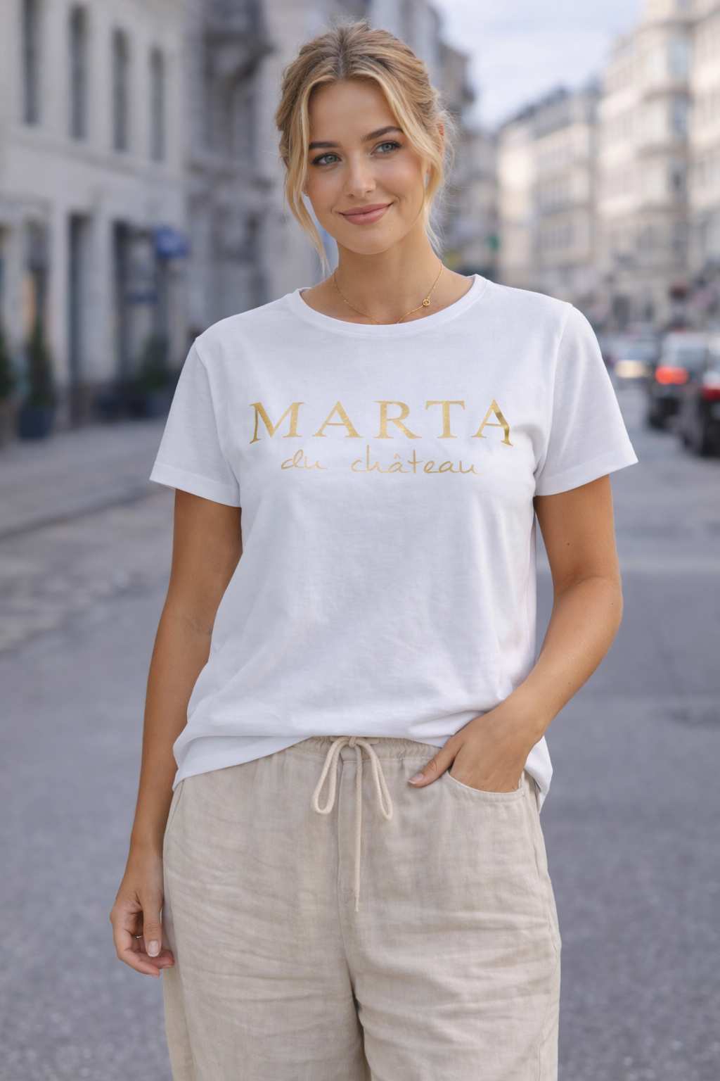 T-shirt Marta White