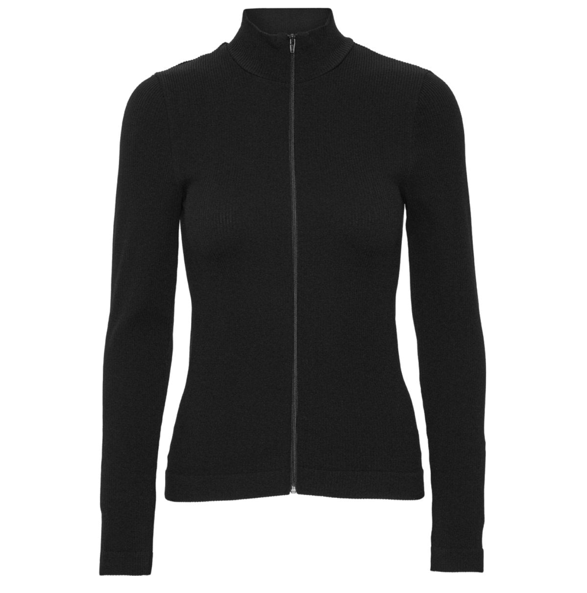 Cardigan Økotex Black – Mikrofiber - VIAMAJA.DK