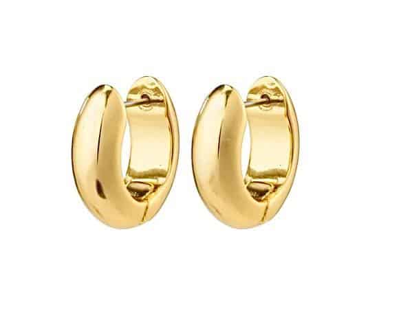 Chunky hoops 14 karat guldbelagt - VIAMAJA.DK