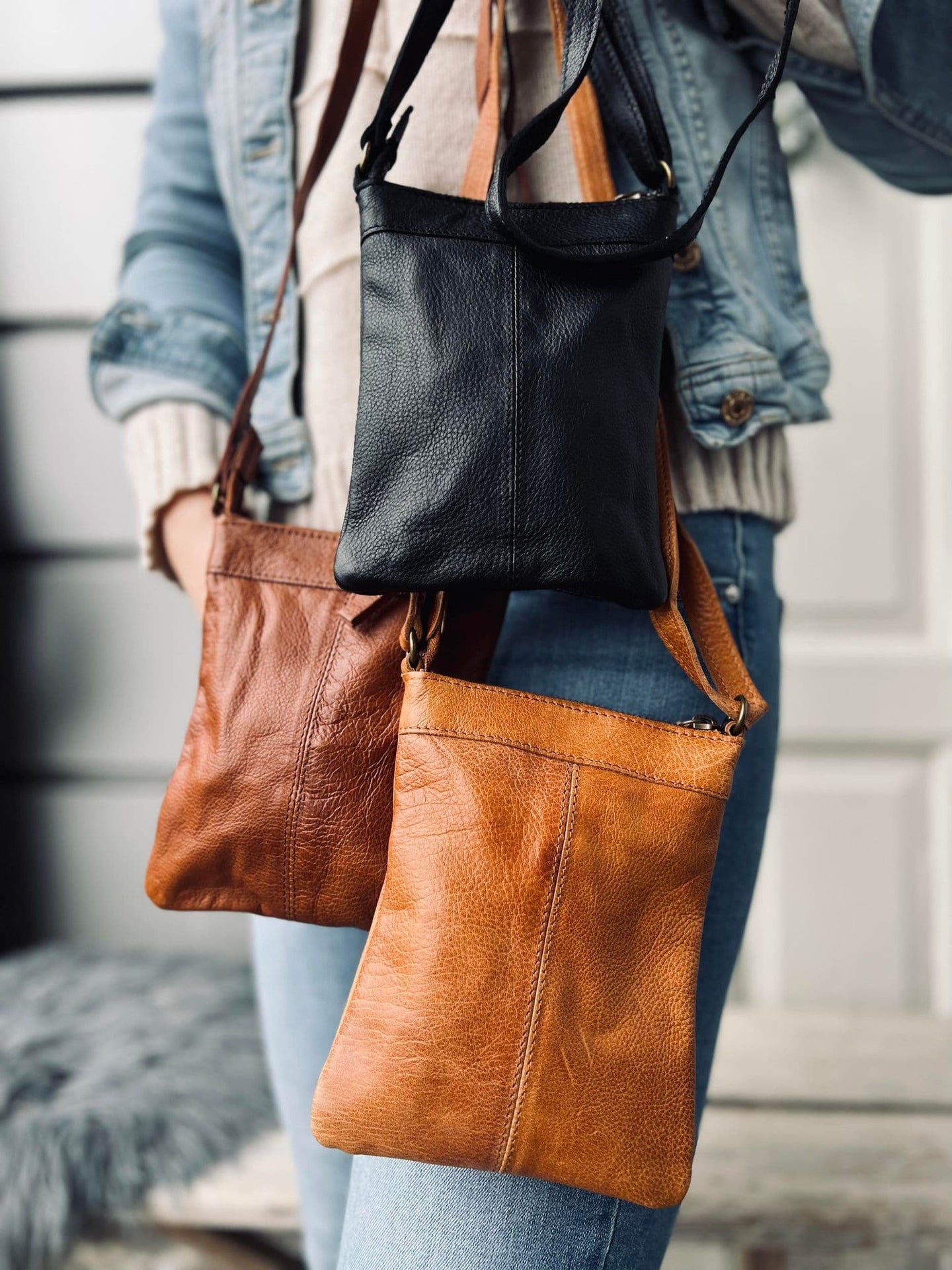 Crossover mobiltaske - OLINE Walnut - VIAMAJA.DK