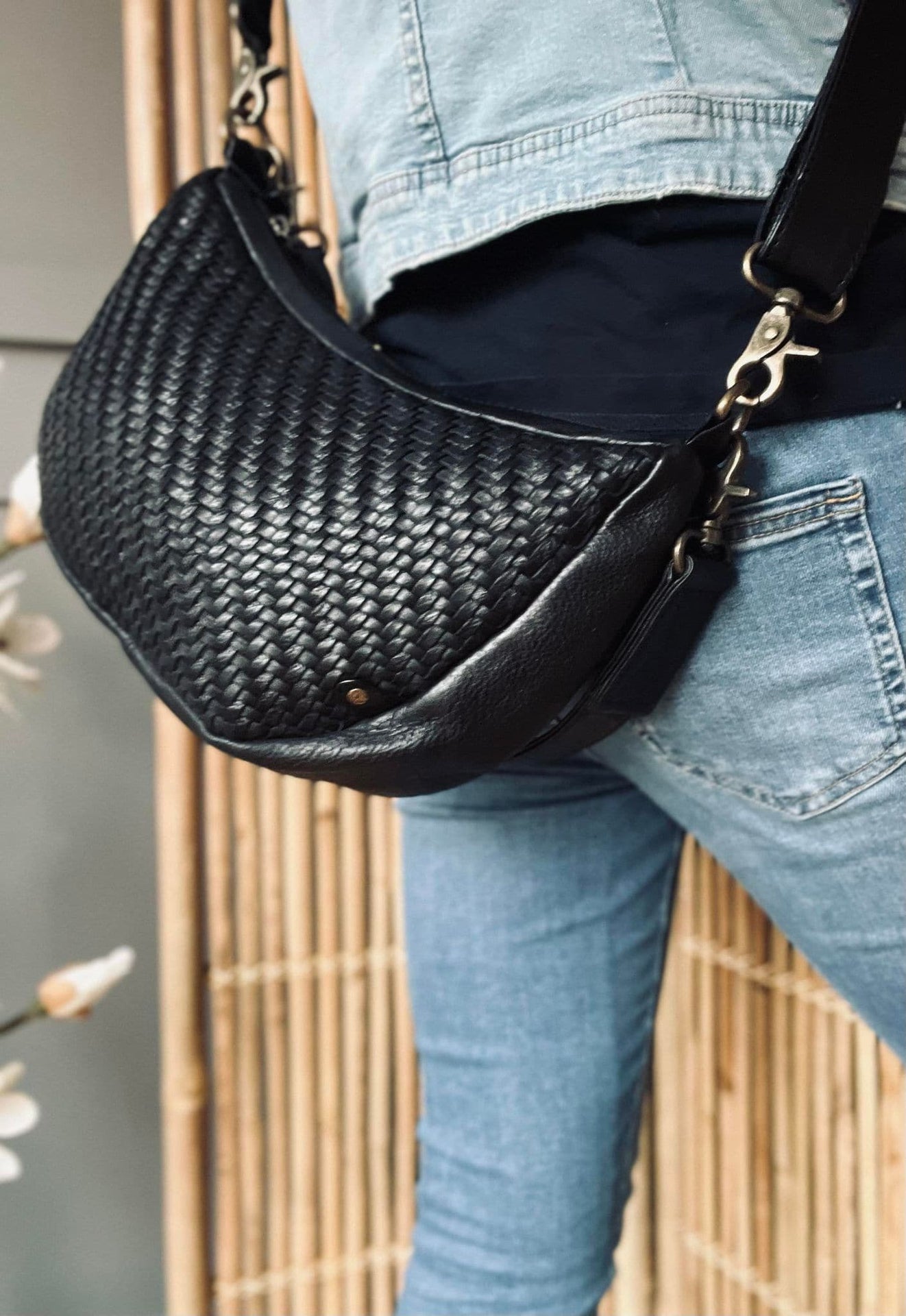 Crossover / skuldertaske XENIA - Black flet - VIAMAJA.DK