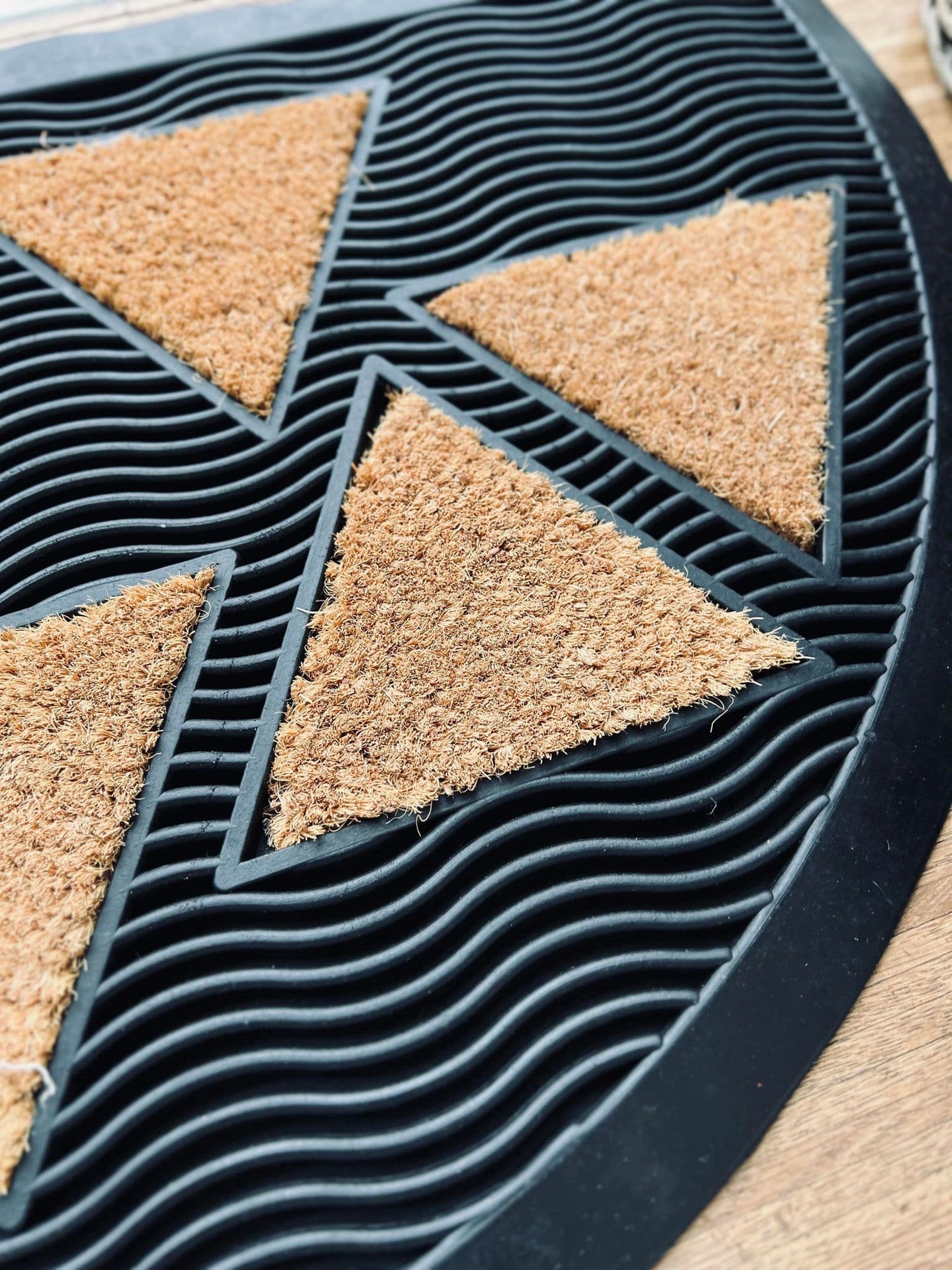 Dørmåtte - Halvmåne ZIG ZAG - VIAMAJA.DK