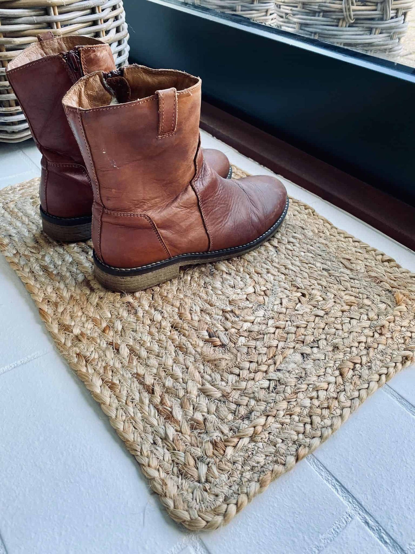 Dørmåtte - Jute 35x45cm - Natur - VIAMAJA.DK