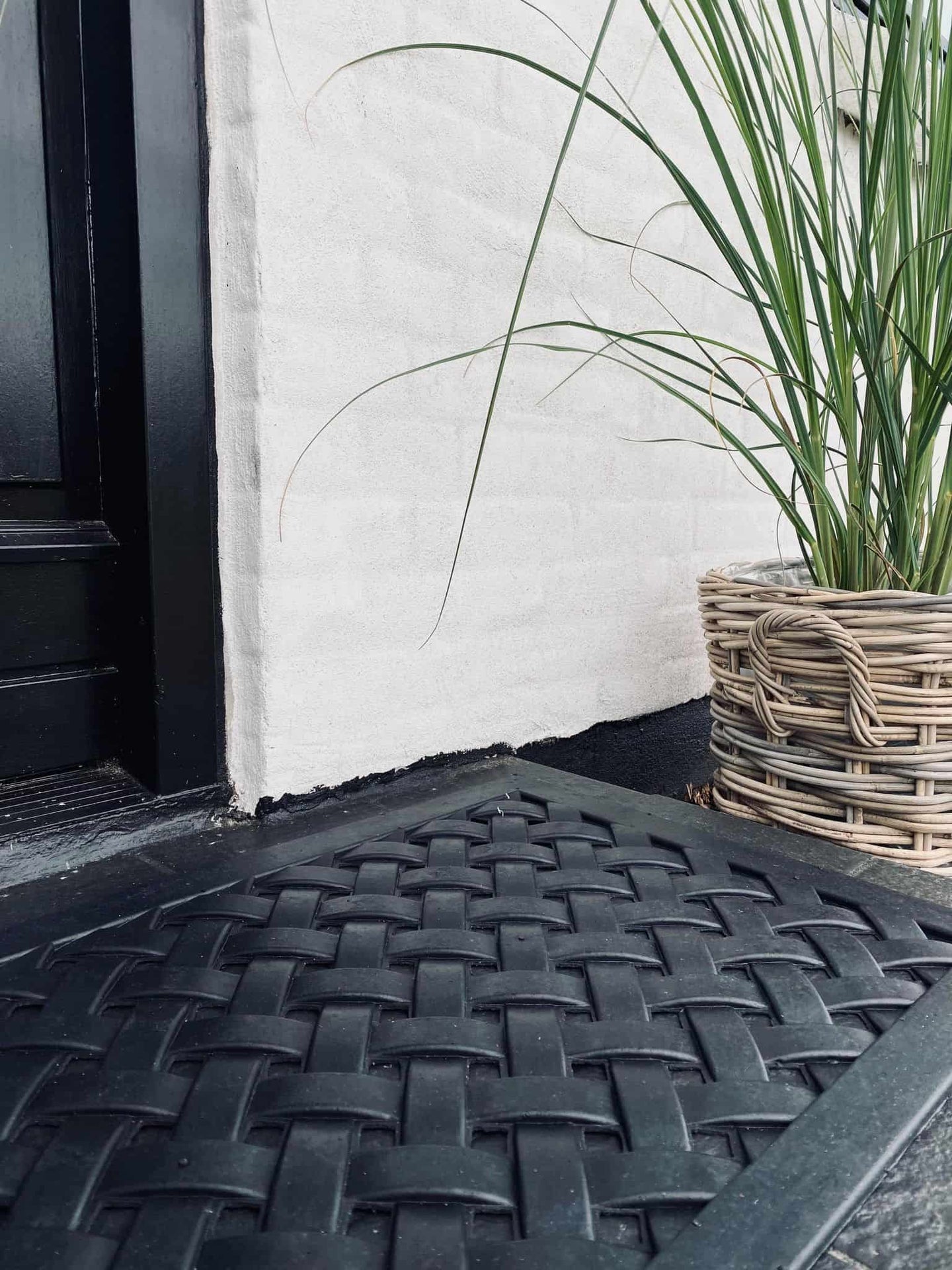 Dørmåtte – Sort 45X75 - VIAMAJA.DK