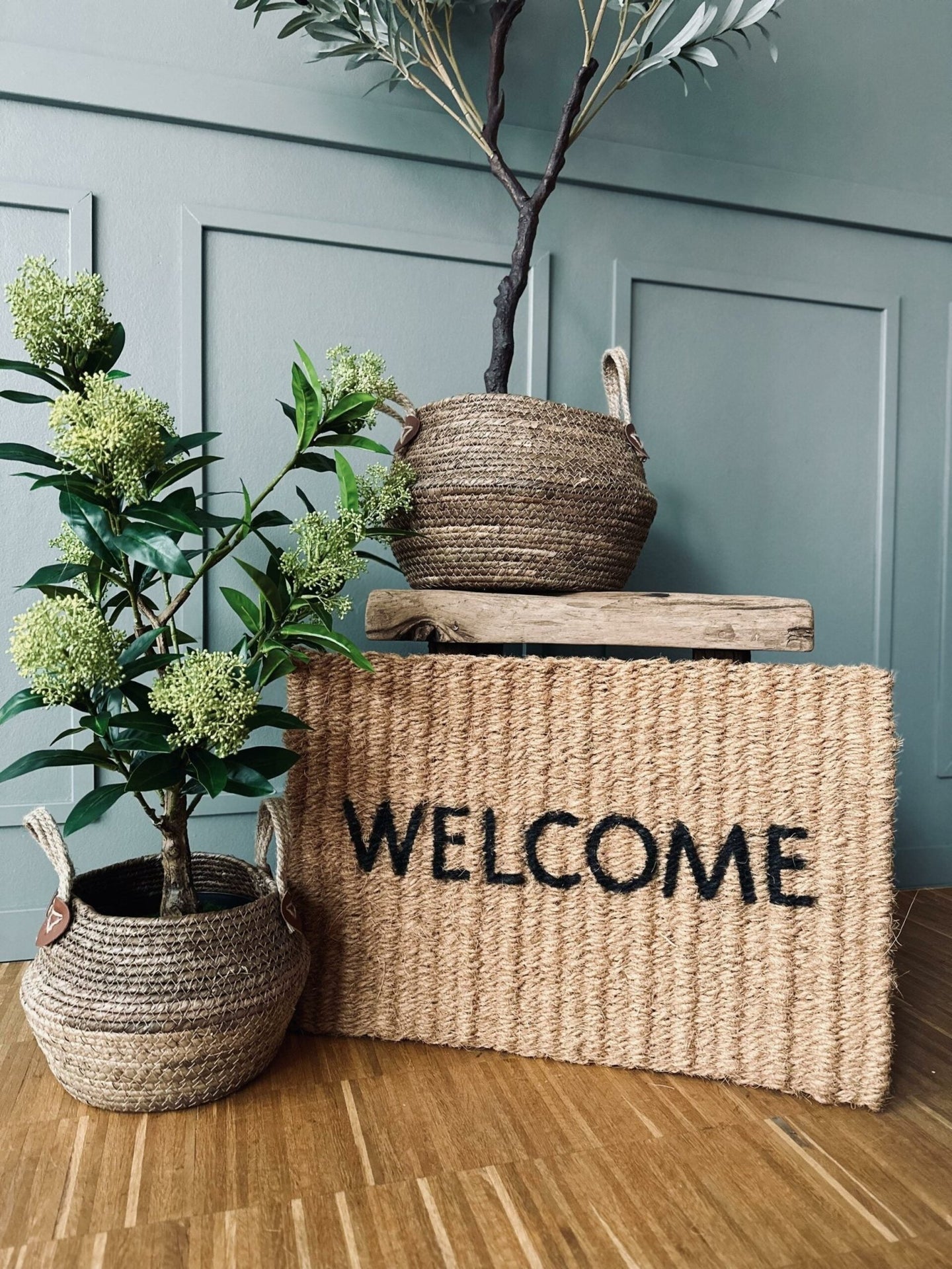 Dørmåtte WELCOME - kokos 40x60cm - VIAMAJA.DK